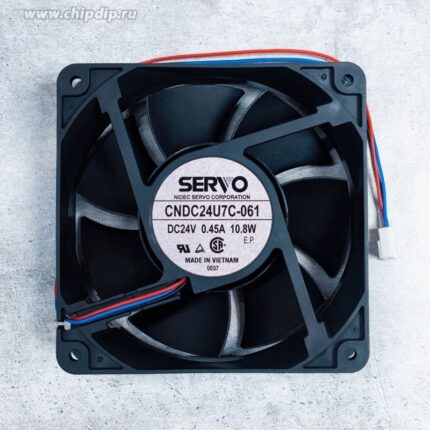 8033487690 Вентилятор SERVO CNDC24U7C-061 -0E07 24V DC 0.45A 10.8W 120X38 3pin Hirschmann