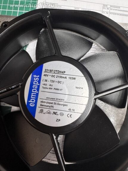 8014317326 Вентилятор Ebmpapst 2218F/2TDH4P 48V 220x200x51 103W 4pin Hirschmann