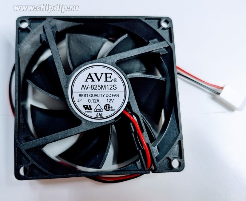 doc071367309 8035597478 Вентилятор AVE AV-825M12S 0.12A 12V 80x25 2pin Hirschmann — изображение 1