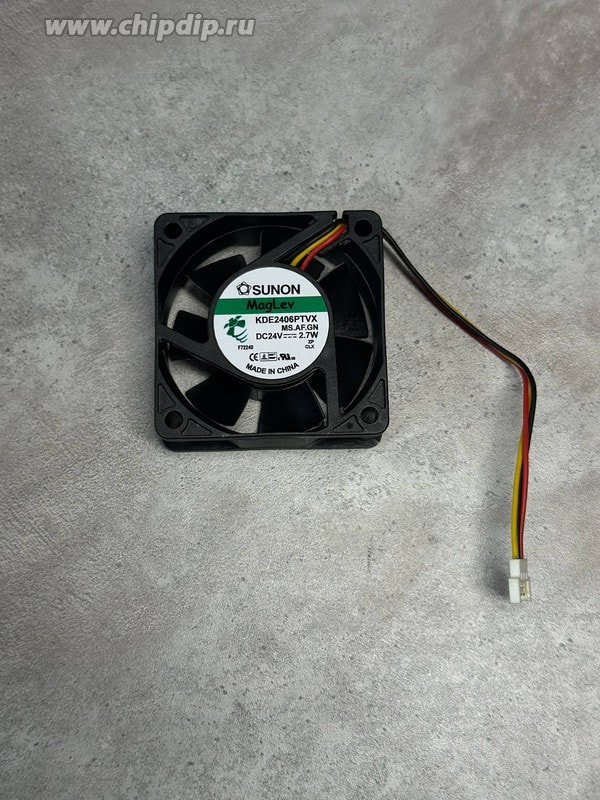 doc071369131 8057660399 Вентилятор Sunon KDE2406PTVX 24V DC 2.7W 60X25 3pin Hirschmann — изображение 1