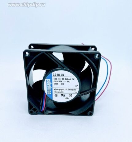 8057660398 Вентилятор Ebmpapst 3218 JN 48V 146mA 7W 92X38 2pin () Hirschmann