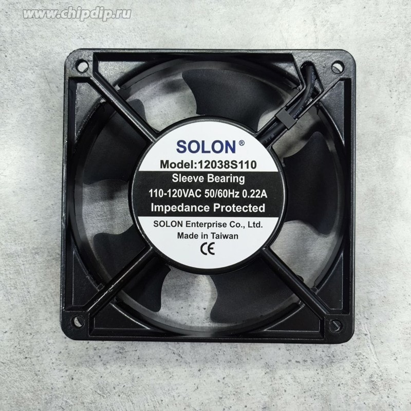 doc071369509 8057660596 Вентилятор SOLON 12038S110 110-120V 50/60Hz 0.22A 120X38 Hirschmann — изображение 1