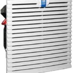 8050444559 3245510, SK Series Filter Fan, 100 → 130 V ac, AC Operation, 900m³/h Unimpeded, IP51, 323 x 323mm Hirschmann