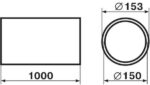 8047669704 3010 Канал круглый 150 мм х 1 м т/п 10191151 Hirschmann — изображение 2