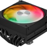 8056505980 Кулер upHere H85KC6 LGA115x/1121/1200/1356/ 1366/1700/1851/2011/ 2066/AM2/AM3/AM4/ AM5/AM3+/AM2+/FM2/FM1 (TDP 180W, 6HPx6mm, 120mm ARGB fan, Hirschmann