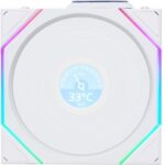 8057108514 Вентилятор для корпуса Lian Li G99.12RTLLCD1W1W.R0 120mm, 350-1900rpm, 54.3CFM, 31dBa Hirschmann