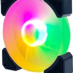 8056824950 Вентилятор для корпуса Eurocase EU-FN120ARGB_8 BL YF120-12 Black,120 ARGB fan 3pin+AURA 5V3pin female and male connector with brown box,3pcs Hirschmann