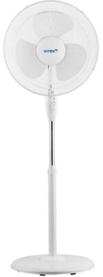 8057722480 Вентилятор напольный Vitek VSF-1662 38Вт скоростей:3 ПДУ белый (упак.:1шт) Hirschmann