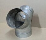 8045862086 Тройник, для круглых воздуховодов Y-образный, D200, оцинкованная сталь T200Y Hirschmann — изображение 2