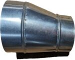 8045862084 Эксцентриковый Редуктор, для круглых воздуховодов, D160(-)/(+)200, оцинкованная сталь Red160x200eccentric Hirschmann — изображение 2