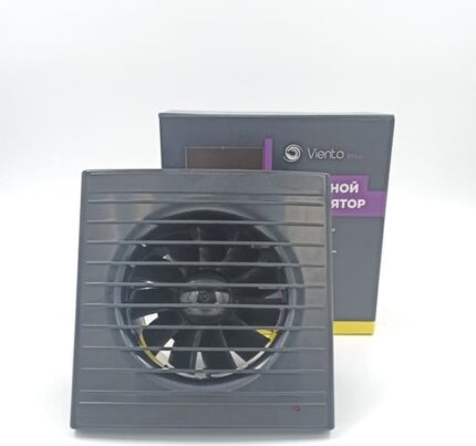 8038854392 Вентилятор осевой, вытяжной с таймером и датчиком влажности, МАЛОШУМНЫЙ, обратный клапан, 100СНК STILL (130 м3) ... Hirschmann