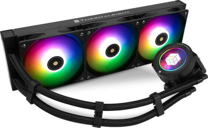 8057920035 C-VISION-BL-360-ARGB, Thermalright Core Vision 360 Black, Система жидкостного охлаждения Hirschmann — изображение 2