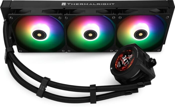 8057920035 C-VISION-BL-360-ARGB, Thermalright Core Vision 360 Black, Система жидкостного охлаждения Hirschmann — изображение 4