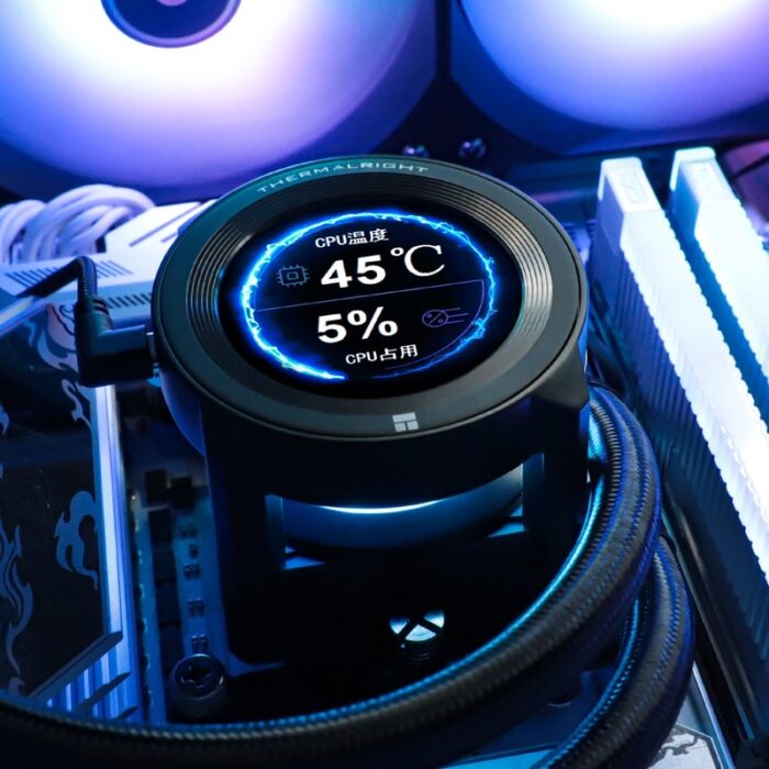 8057920035 C-VISION-BL-360-ARGB, Thermalright Core Vision 360 Black, Система жидкостного охлаждения Hirschmann — изображение 8