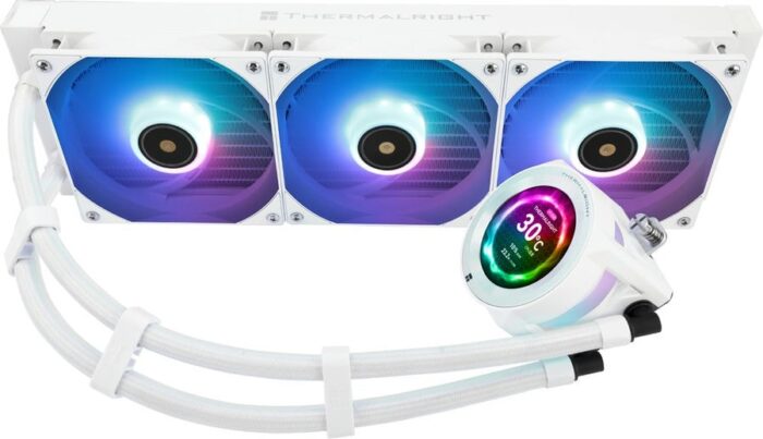 8057920036 C-VISION-WH-360-ARGB, Thermalright Core Vision 360 White, Система жидкостного охлаждения Hirschmann — изображение 4