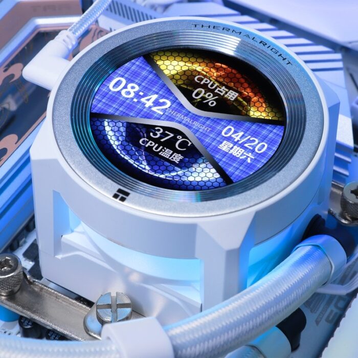 8057920036 C-VISION-WH-360-ARGB, Thermalright Core Vision 360 White, Система жидкостного охлаждения Hirschmann — изображение 7