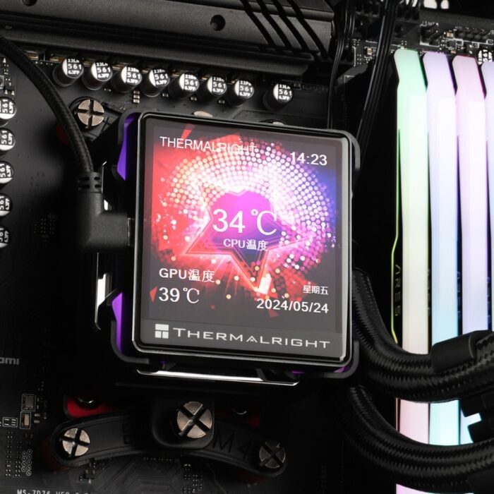 8057920037 E-VISION-BL-360-ARGB, Thermalright Elite Vision 360 Black, Система жидкостного охлаждения Hirschmann — изображение 5