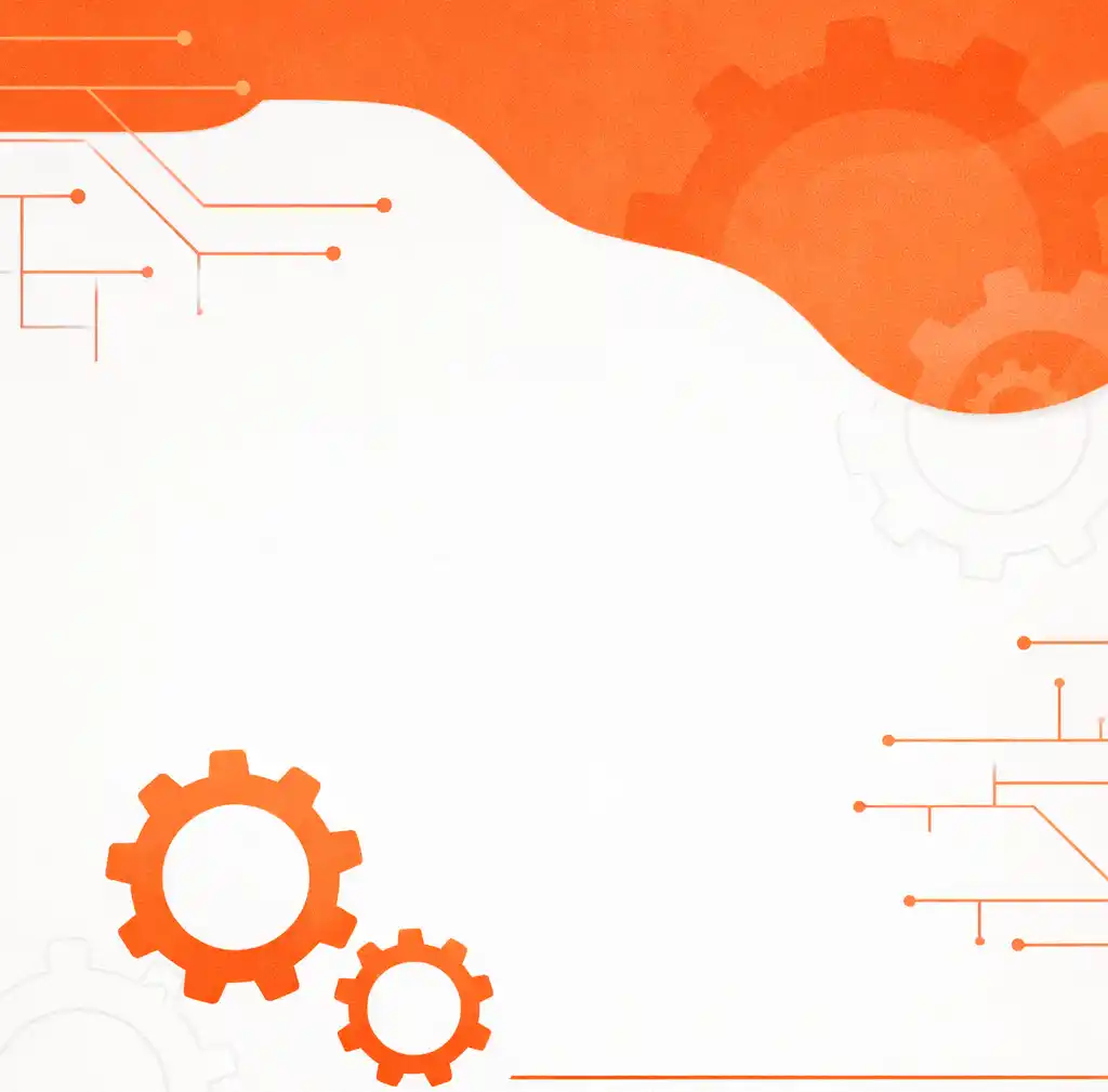 баннер оранжево-белый